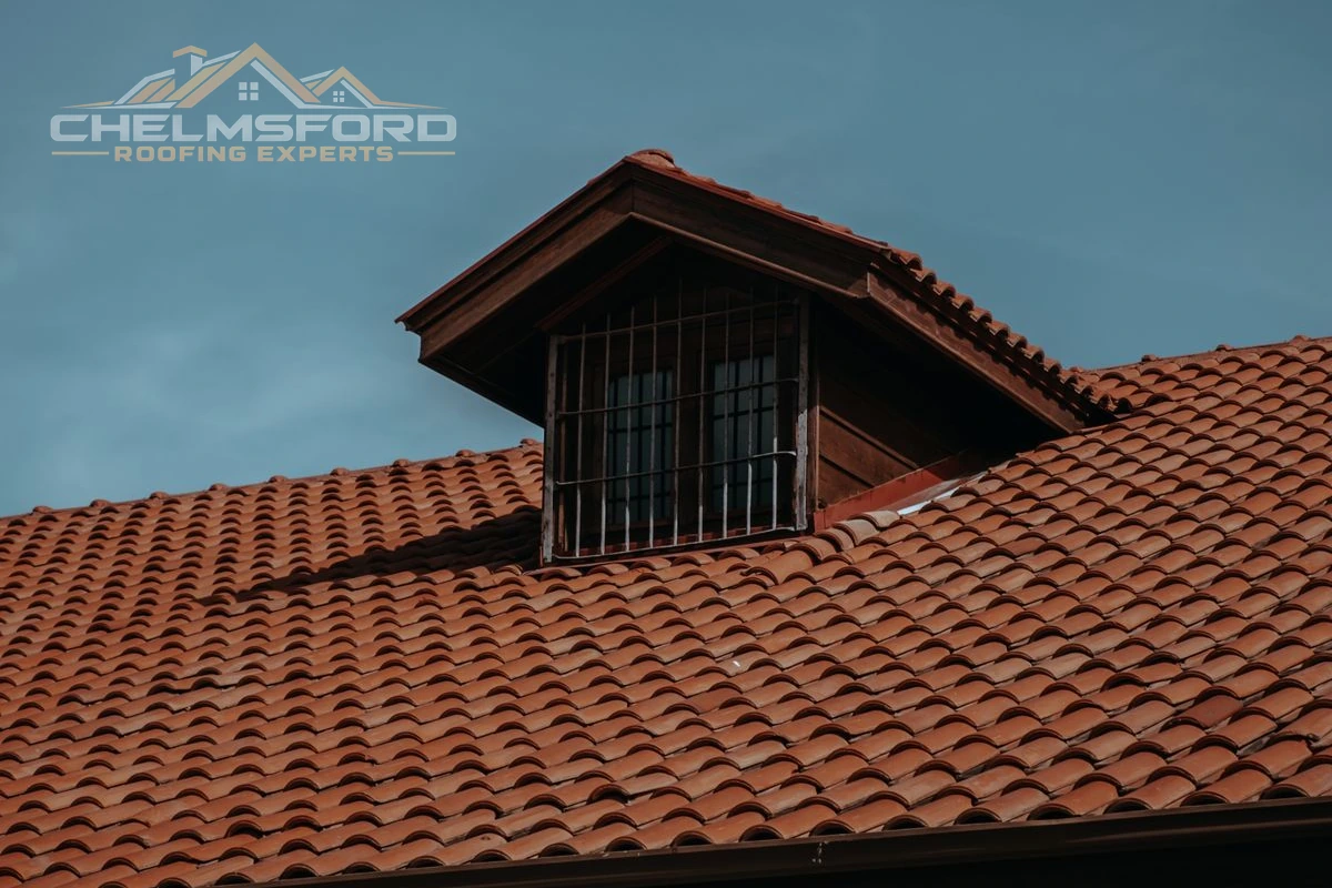 Interlocking red clay roof tiling project in Chelmsford, Essex