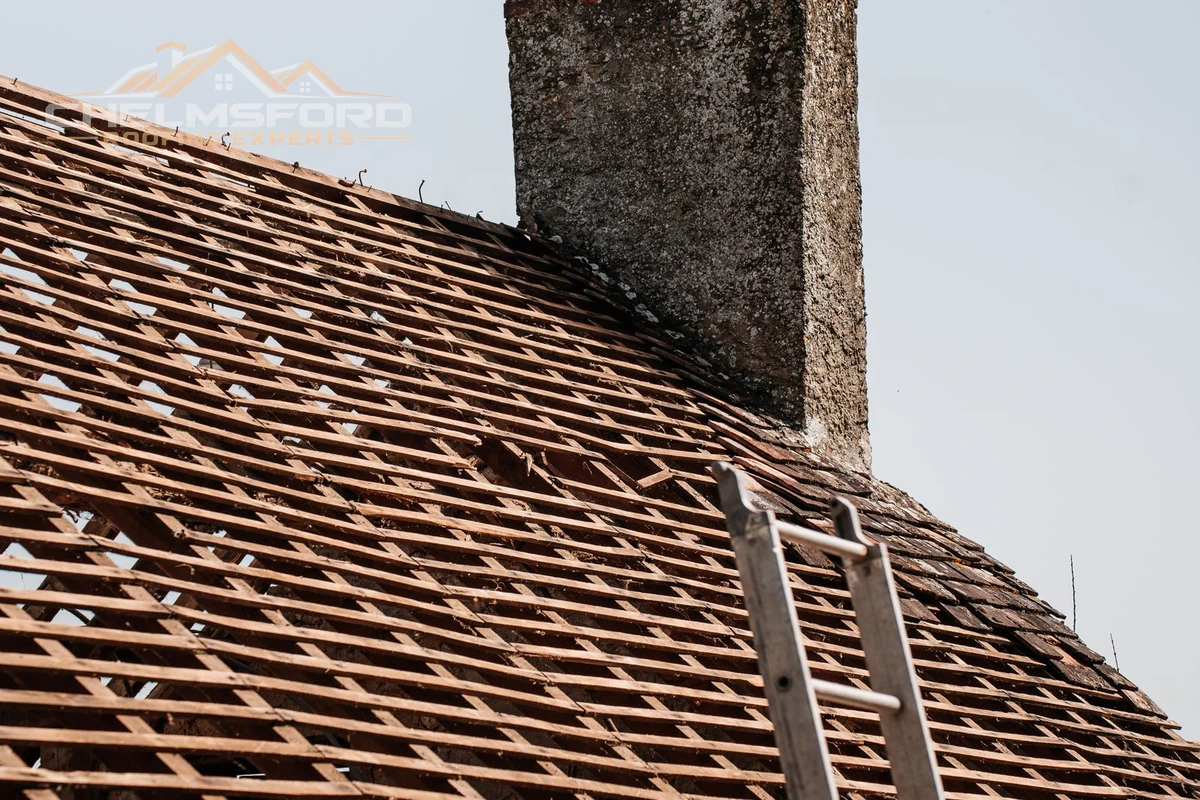 Roof condition survey, chimney junction and flashing inspection in Chelmsford, Essex